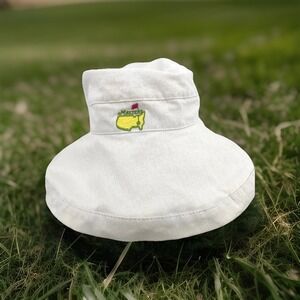 Masters Golf Scala Pro Bucket Hat White Logo Augusta National Tournament‎ Gift